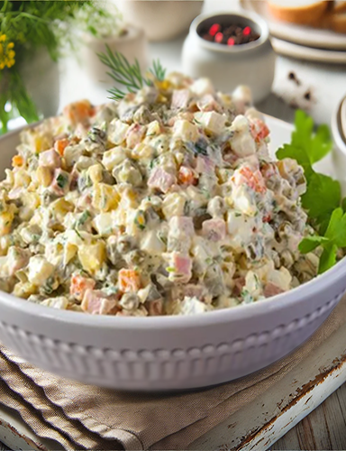 Оливье с копчёной курицей: пошаговый рецепт с советами и секретами вкуса