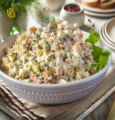 Оливье с копчёной курицей: пошаговый рецепт с советами и секретами вкуса