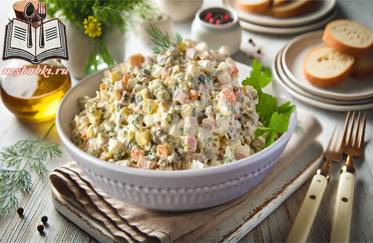 Оливье с копчёной курицей: пошаговый рецепт с советами и секретами вкуса