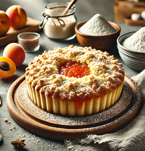 Постный тёртый пирог с джемом: лёгкий и вкусный десерт