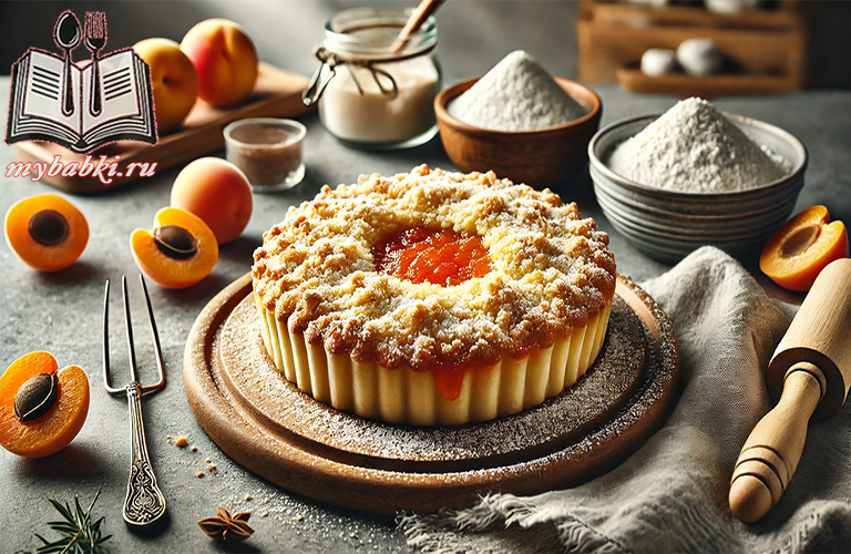 Постный тёртый пирог с джемом: лёгкий и вкусный десерт