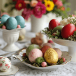 Кулич с глазурью изюмом и сухофруктами