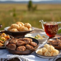 Блюда монгольской кухни